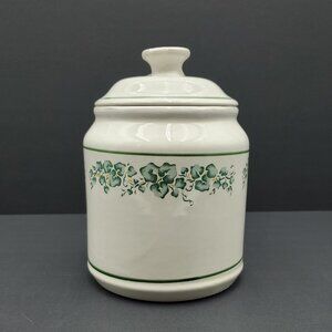 Corelle Callaway Medium Canister Corning Callaway Ivy Leaves Lidded Jar